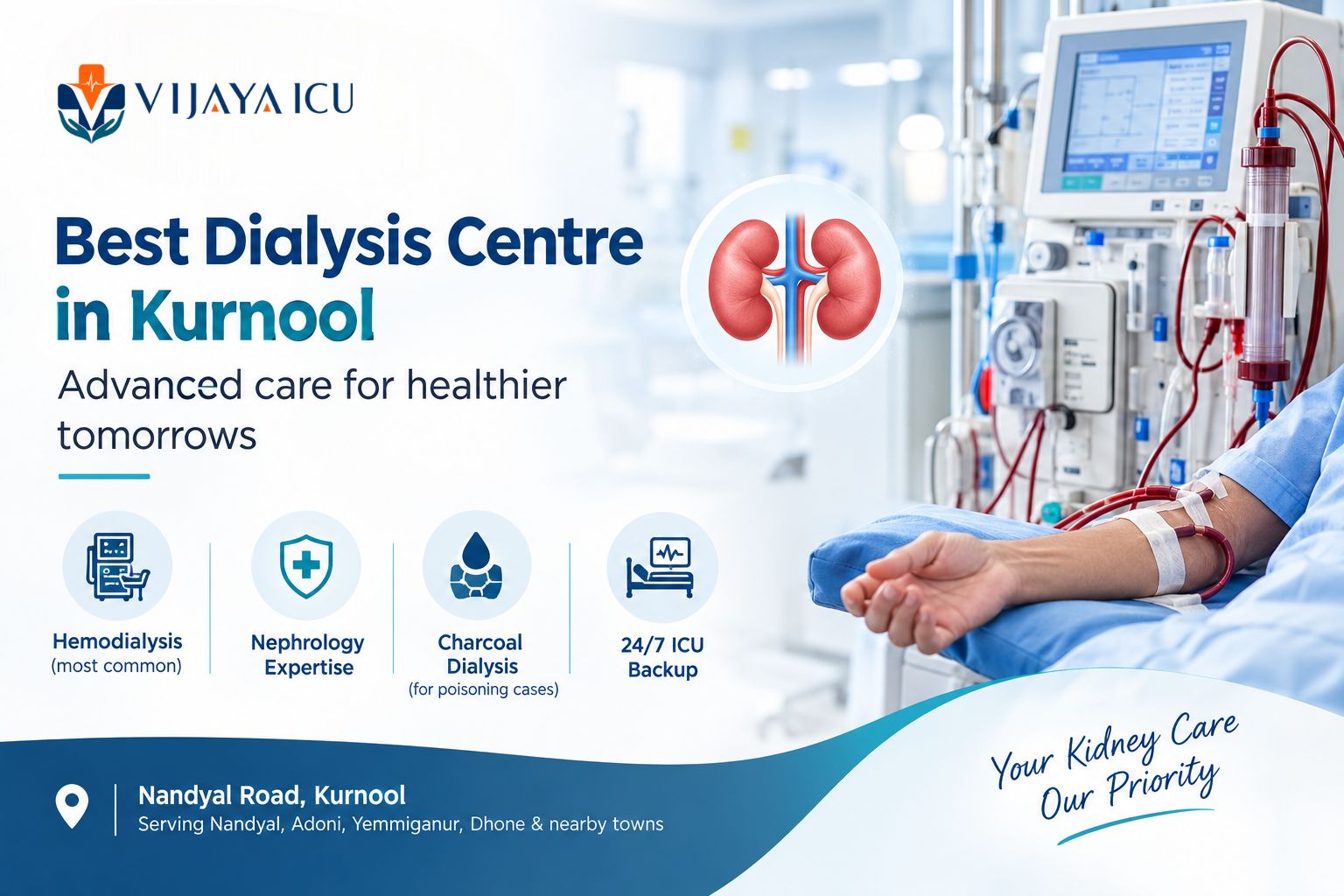 Best Dialysis Centre in Kurnool: Signs You Need Hemodialysis and What to Expect